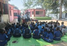 जि प प्राथमिक शाळा घोडवाही येथे कायदे विषयक मागदर्शन कार्यक्रम संपन्न