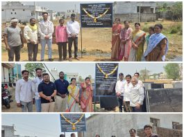 *शहरातील प्रभाग क्रमांक ३ मध्ये सिमेंट काँक्रीट रस्ता व नाली बांधकामाचे भूमिपूजन उत्साहात