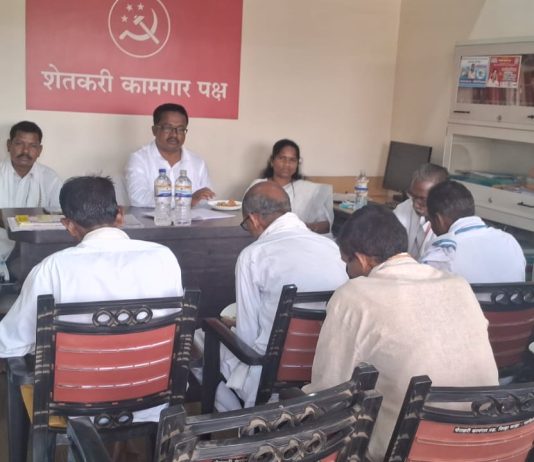 ग्रामपंचायतींवर लाल बावटा फडकविण्यासाठी तयारीला लागा : शेकापचे नेते भाई रामदास जराते यांचे आवाहन