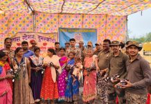 गडचिरोली पोलीस दलाच्या प्रयत्नांनी अतिदुर्गम मौजा तुमरकोठी गावात सुरळीतपणे विद्युत सेवा सुरू