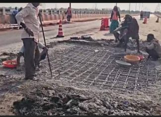 *आष्टी येथील निकृष्ट पुलियाच्या कामाची चौकशी करून दोषींवर कठोर कारवाई करा*—— काँग्रेस जिल्हाध्यक्ष महेंद्र ब्राह्मणवाडे