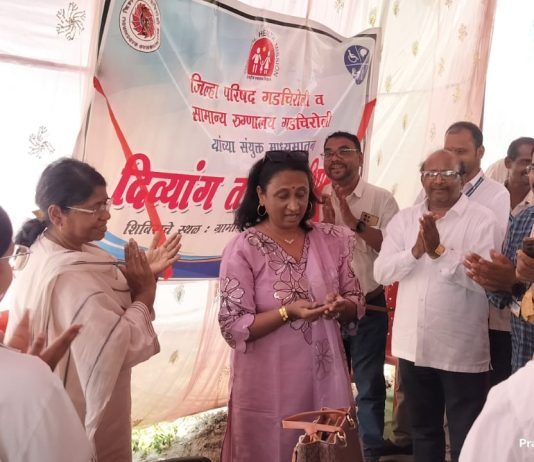 *सिरोंचा येथे दिव्यांग तपासणी शिबिर उस्फुर्त प्रतिसाद ; ८१६ लाभार्थ्यांची आरोग्य तपासणी*