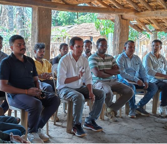 *बिनागुंडा परिसरात तालुकास्तरीय अधिकाऱ्यांची संयुक्त क्षेत्रभेट*