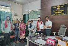 अहेरी प्रभाग ४ मध्ये अपूर्ण रस्ता; भाकपाने दिला आंदोलनाचा इशारा