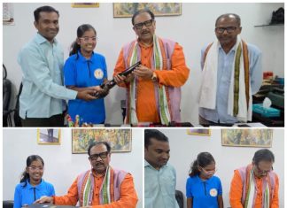 *राष्ट्रीय स्पर्धेत पात्र ठरलेल्या अनन्याने घेतली आ. डॉ.धर्मराव बाबा आत्राम यांची भेट*