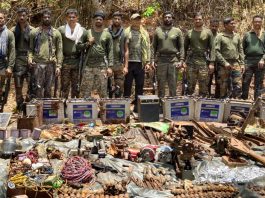 माओवाद्यांचा शस्त्रास्त्र निर्मिती कारखाना गडचिरोली पोलीस व नारायणपूर (छ.ग.) पोलीसांकडून नष्ट