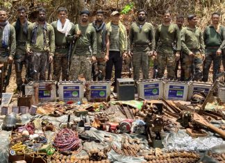 माओवाद्यांचा शस्त्रास्त्र निर्मिती कारखाना गडचिरोली पोलीस व नारायणपूर (छ.ग.) पोलीसांकडून नष्ट