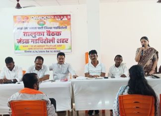 *भाजपा गडचिरोली शहर मंडळाची नियोजनात्मक महत्त्वपूर्ण बैठक संपन्न*