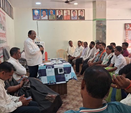 *भाजपा चामोर्शी तालुका मंडळाची आढावा व नियोजनात्मक महत्त्वपूर्ण बैठक संपन्न*